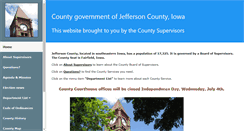 Desktop Screenshot of jeffersoncountyiowa.com